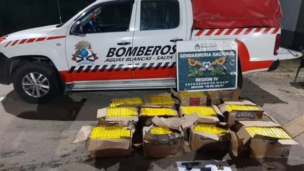 Aguas Blancas: Condenan a cuatro hombres por transportar droga en un móvil de bomberos